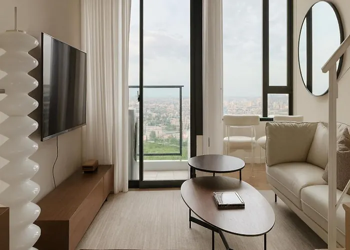 Luxe Horizon One-bedroom Loft 公寓 曼谷