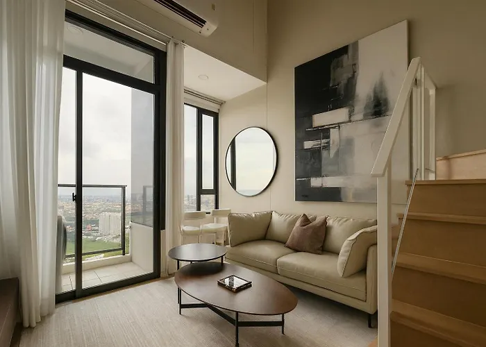 Luxe Horizon One-bedroom Loft 公寓 曼谷