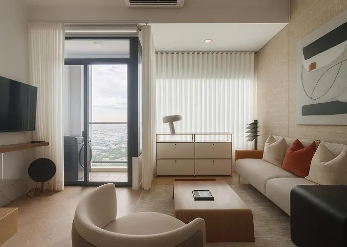 公寓 Luxe Horizon One-bedroom Loft 曼谷